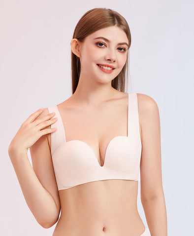 Young Hearts Sport Bra - Seamless Rib Plunge Bralette – Young Hearts Sdn  Bhd(706738-P)
