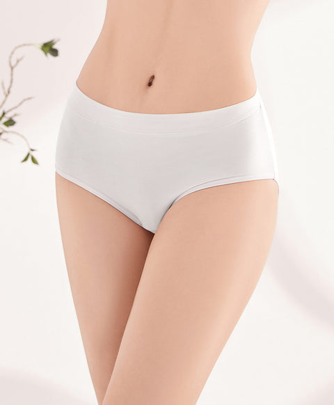 Comfort Days Pique Mid Waist Midi Panties