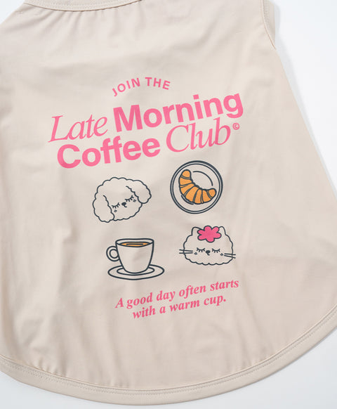 BedMood Cremo & Mello Late Morning Coffee Club Pet Shirt