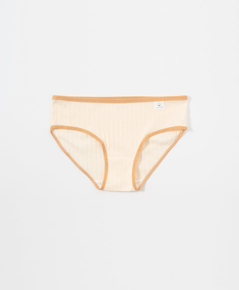 Autumn Touch Low Waist Midi Ribbed Cotton Panties