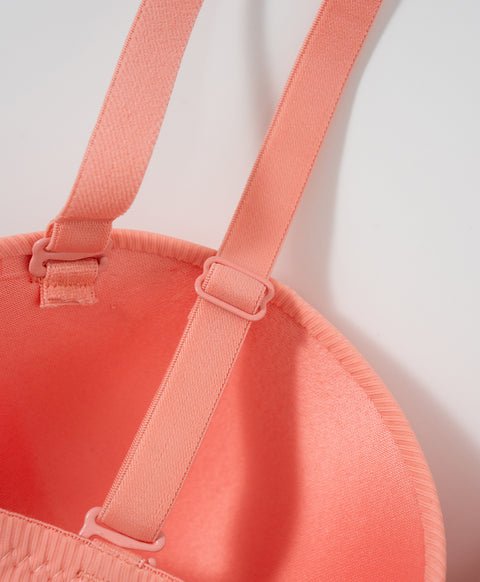 Simply Rib Comfort 1/2 Cup Underwired Multiway Bra (B Cup)