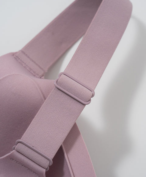 Marshmallow Kiss V-Neck Bra With Adjustable Straps