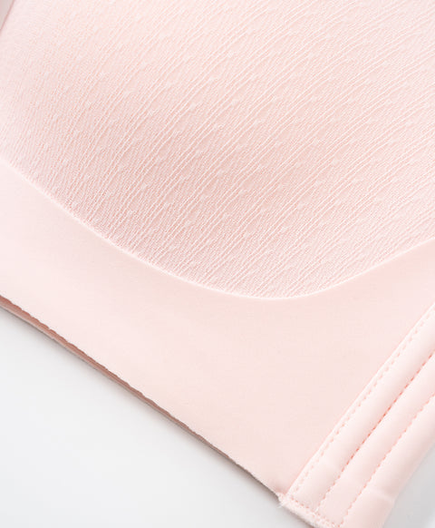 Blush Nightfall Jacquard 3/4 Cup Wireless Push Up Bra