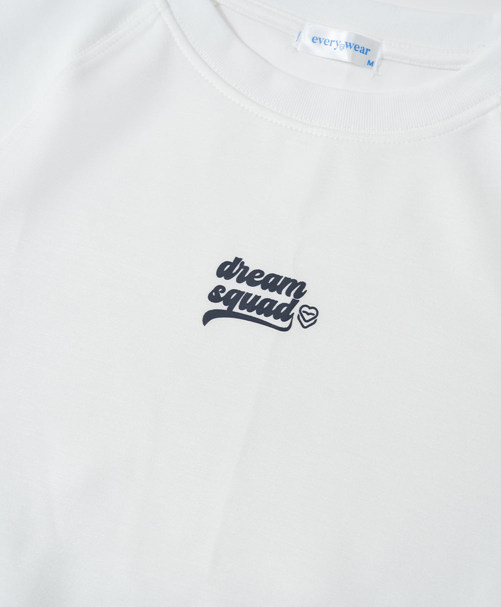 Dream Squad Oversized Raglan Sleeve Tee