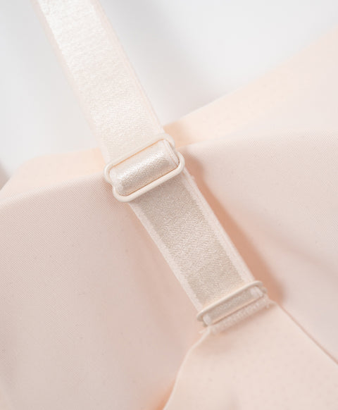 High Coverage Laminated Wireless Bralette with Back Hooks