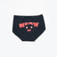 Little Black Cat Cotton Spandex Mid Waist Hipster 2pcs Sanitary Panties Pack