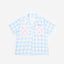 BedMood Cremo & Mello Join The Late Morning Coffee Club Polyester PJ Short Sleeves Top & Long Pants Set - Blue