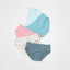 Winter Cotton Mid Waist Midi 5pcs Pack Panties