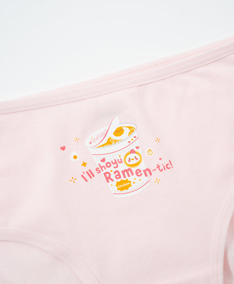 Shoyu Ramen-tic! 5pcs Low Waist Hipster Cotton Spandex Graphic Pack Panties Series Box
