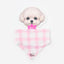 BedMood Cremo & Mello Plaid Pet Bandana Bib