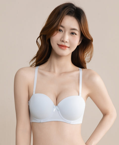 Simply Rib Comfort 1/2 Cup Underwired Multiway Bra (B Cup)