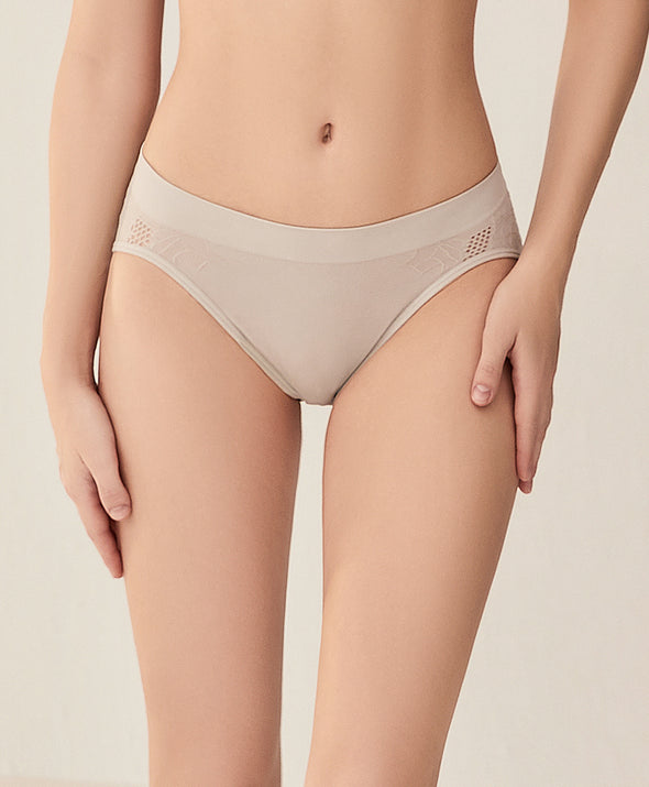 Seamless Jacquard Mini Panties 3pcs Set