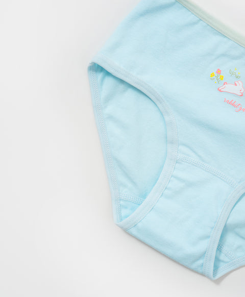 Junior Rabbit Garden Cotton Low Waist Mini Panties