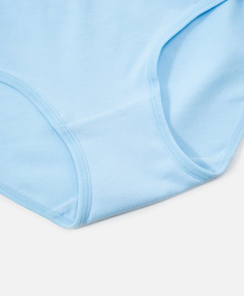 Summer Poem Mid Waist Hipster 5pcs Cotton Spandex Pack Panties