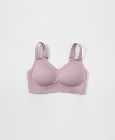 Marshmallow Kiss V-Neck Bra With Adjustable Straps