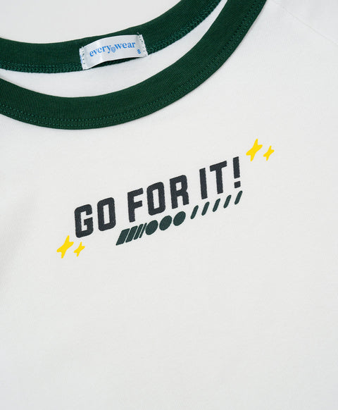 Go For It! Raglan Baby Tee