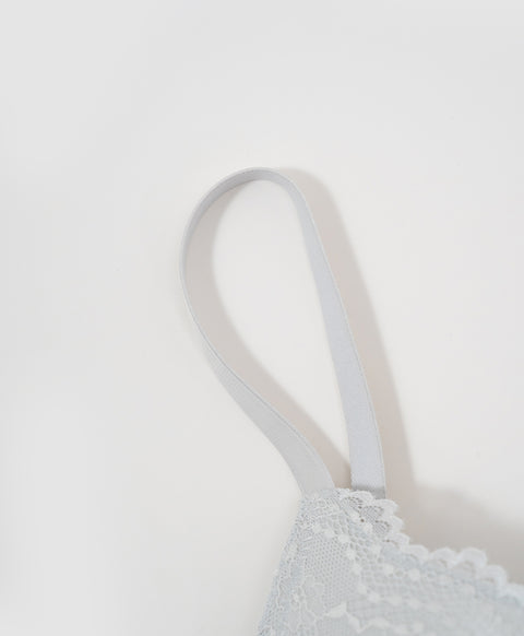 Spring Lace 3/4 Cup Underwired Demi Bra