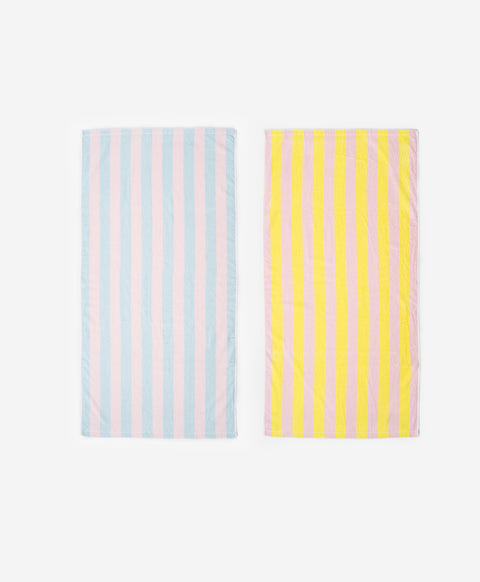 BedMood Cremo & Mello Stripe Cotton Bath Towel