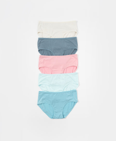 Winter Cotton Low Waist Hipster 5pcs Pack Panties