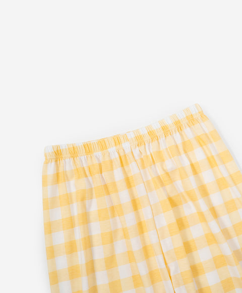 Pool Party Pals - Stay Floating Short Sleeves PJ Top & Long Pants Set