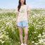 Stay Bloom Short Sleeves Relaxed Fit Tee