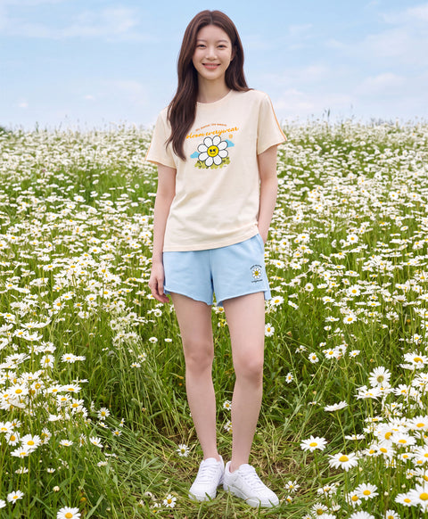 Stay Bloom Short Sleeves Relaxed Fit Tee