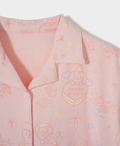 Junior Harmony Bday Party PJ Top & Shorts Set