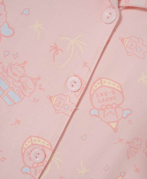 Junior Harmony Bday Party PJ Top & Shorts Set