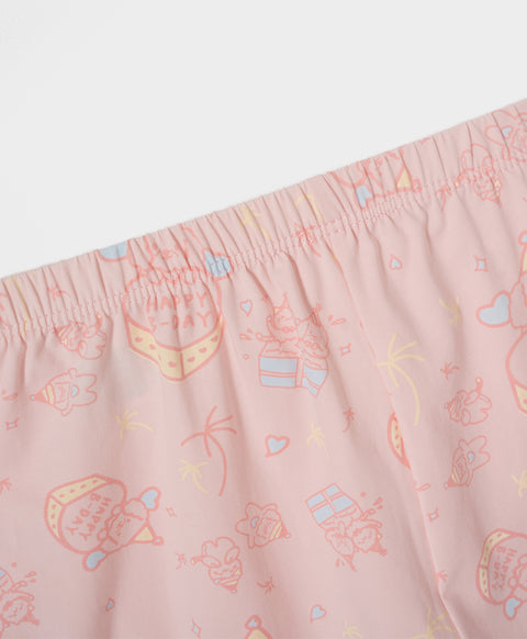 Junior Harmony Bday Party PJ Top & Shorts Set