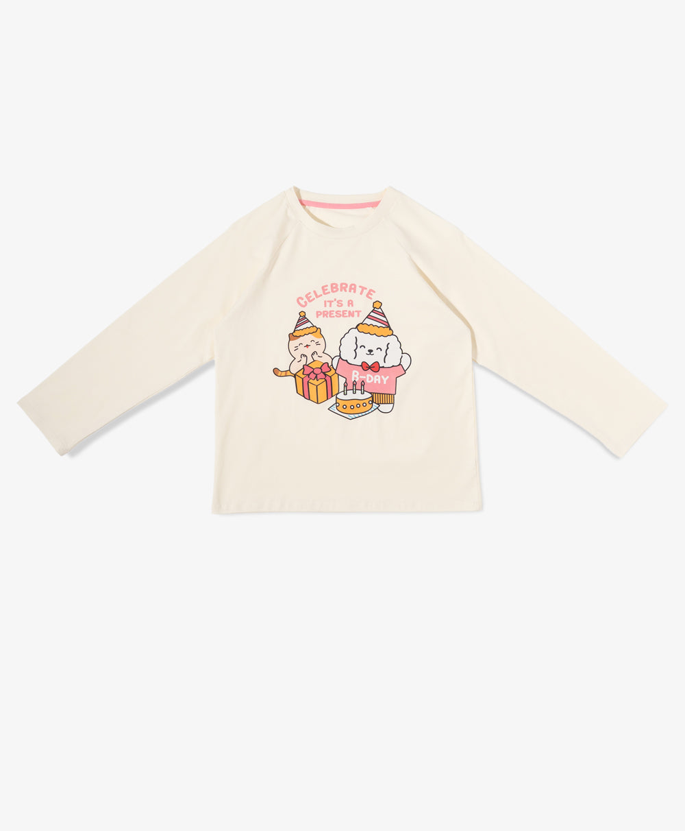 Junior Harmony Bday Party Long Sleeve Top & Pants Set