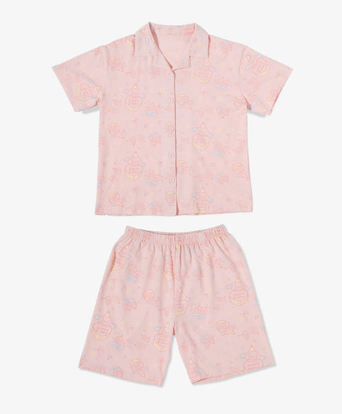Junior Harmony Bday Party PJ Top & Shorts Set