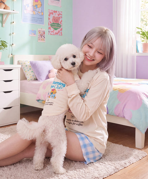 BedMood Cremo & Mello Late Morning Coffee Club Pet Shirt