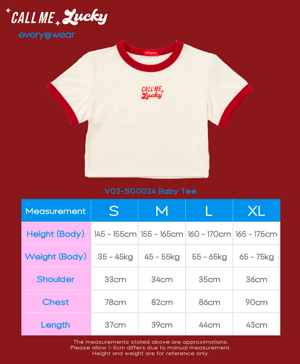Call Me Lucky Baby Tee