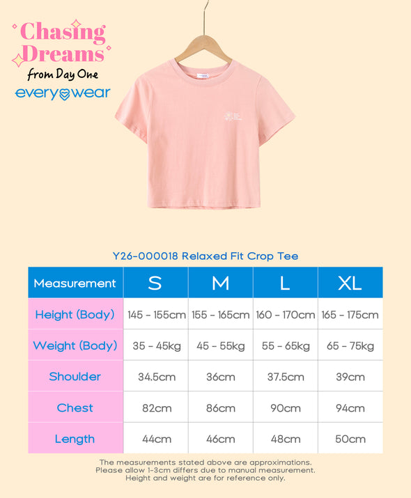 Chasing Dreams Relaxed Fit Crop Tee