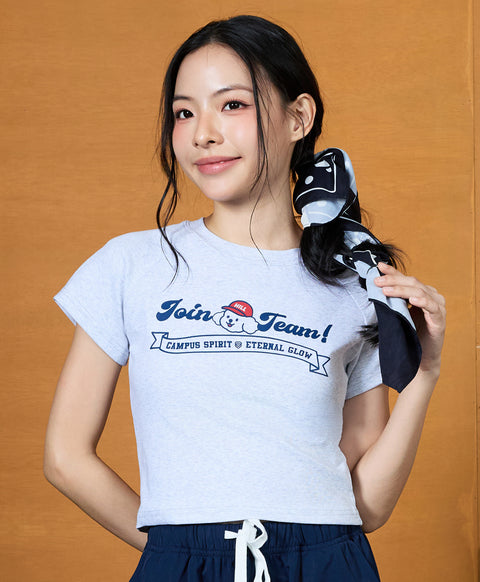 F.H.C Short Sleeves Raglan Baby Tee