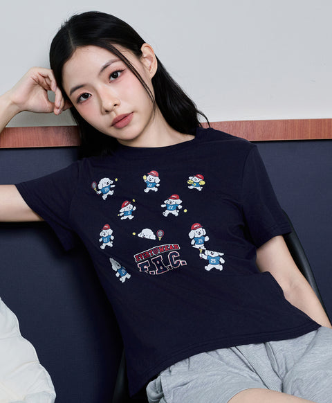 F.H.C Short Sleeves Relaxed Fit Tee