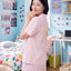 BedMood Mello Not Ignoring You, Just Resting Polyester PJ Short Sleeves Top & Shorts Set - Peach