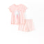 Junior Checkers Bunny GIRLS Top & Shorts PJ Set