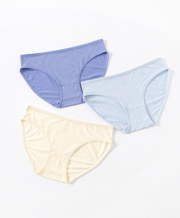 Creamy Blue Modal 3-pack Mini Panties