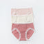 Lace & Mesh Low Waist Midi Panties