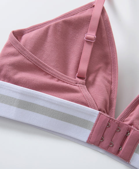 Freedom Fit Triangle Wireless Bralette with Back Hooks