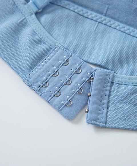 Dynamic Rib Wireless Bralette with Back Hooks