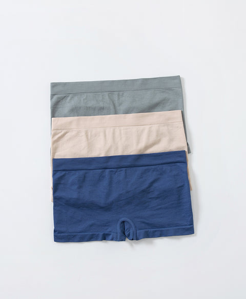 Simple Seamless Mid Waist Boxshorts Panties