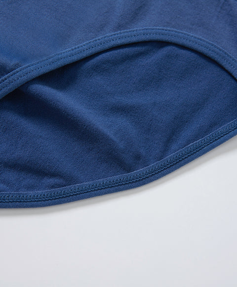 Simple Seamless Low Waist Midi Panties