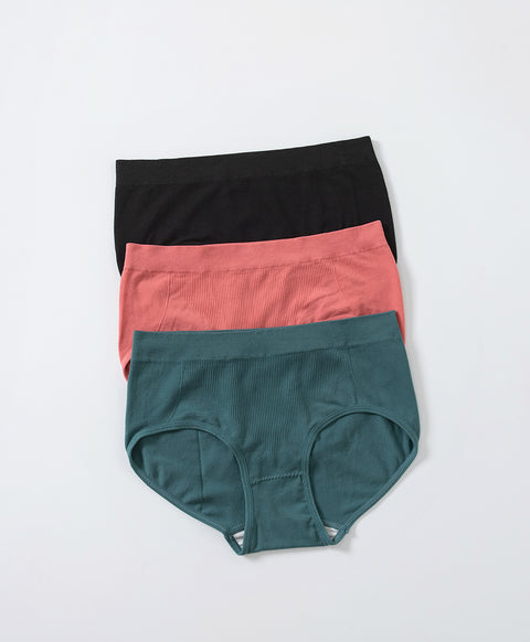 Elegant Seamless Mid Waist Midi Panties