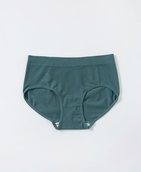 Elegant Seamless Mid Waist Midi Panties