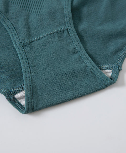 Elegant Seamless Mid Waist Midi Panties