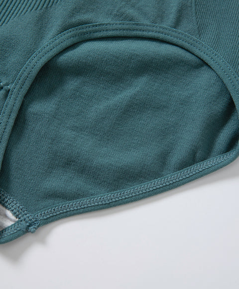 Elegant Seamless Mid Waist Midi Panties