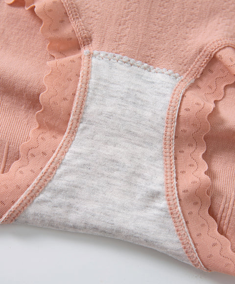 Lacey Seamless Mid Waist Hipster Panties