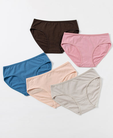 Warming Gemstones Cotton 5-pack Hipster Panties